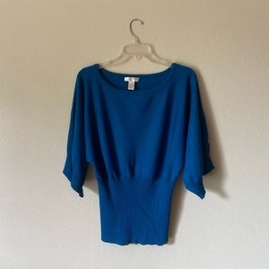 Kenar Women’s 3/4 sleeve Blouse Blue size L